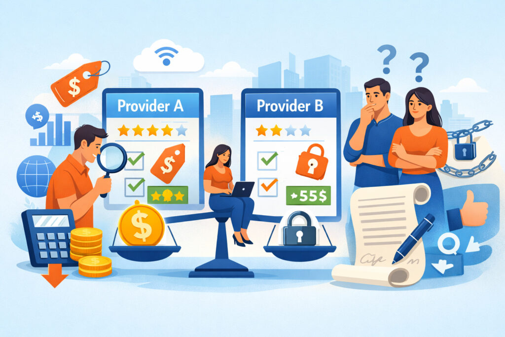 How to Choose the Right Provider Without Overpaying or Getting Locked In