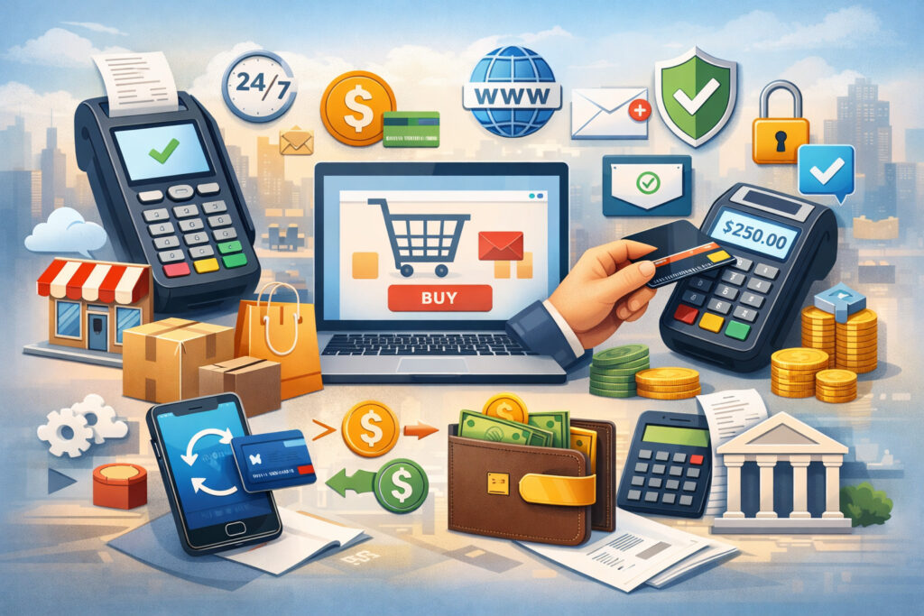 What “merchant services” includes in practice