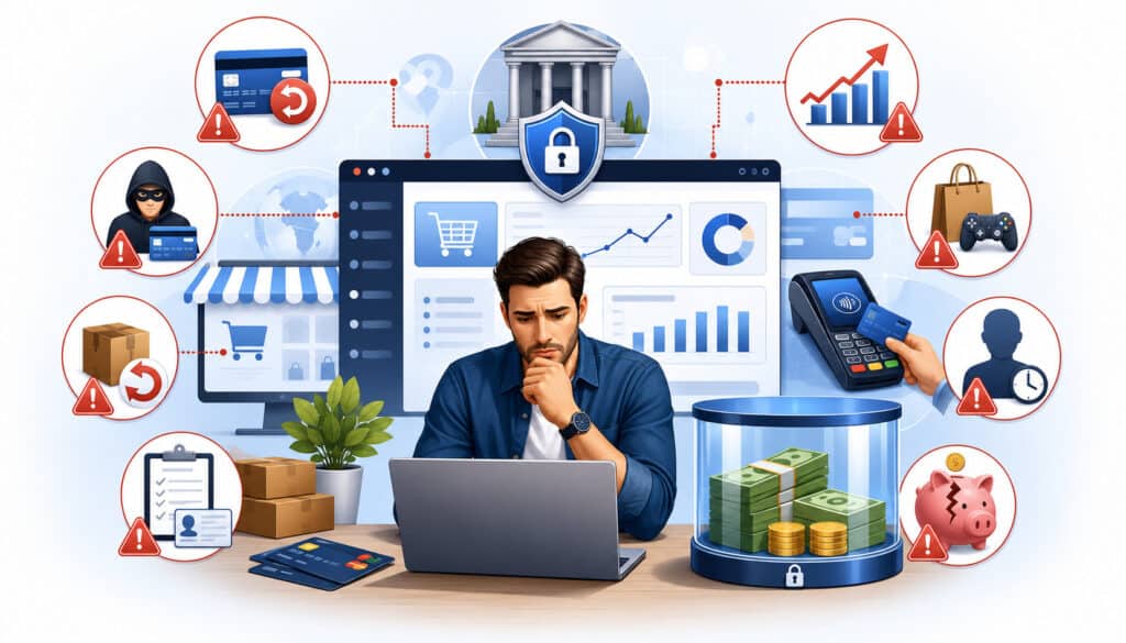Merchant reserve risk factors illustration