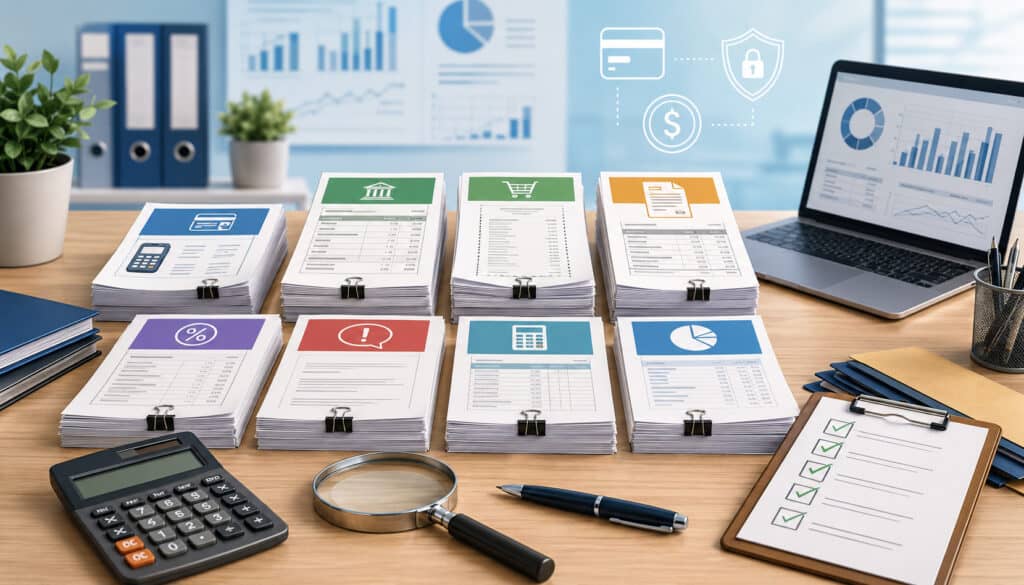 Merchant statement audit documents checklist