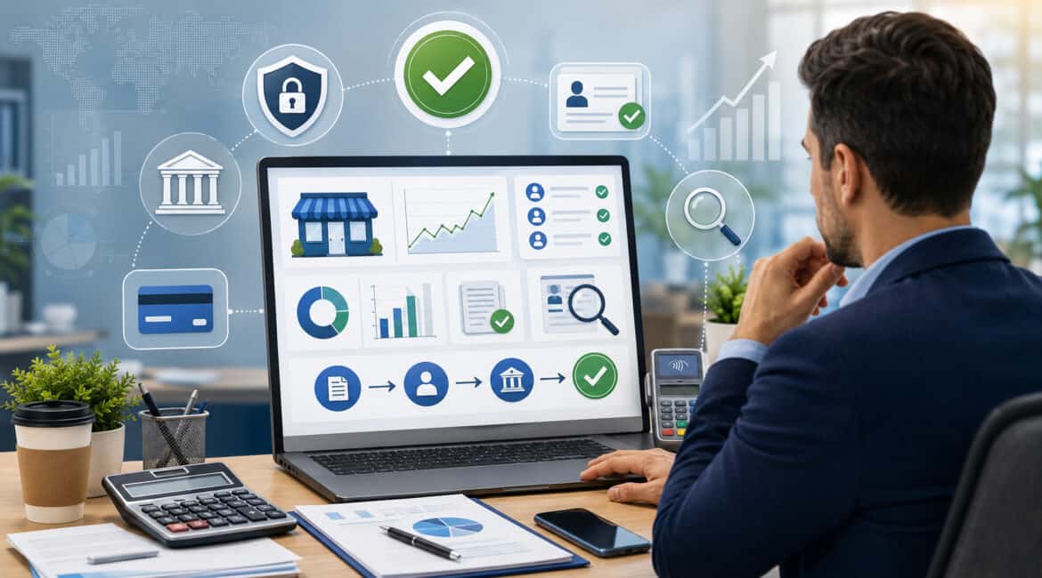 Merchant account approval process
