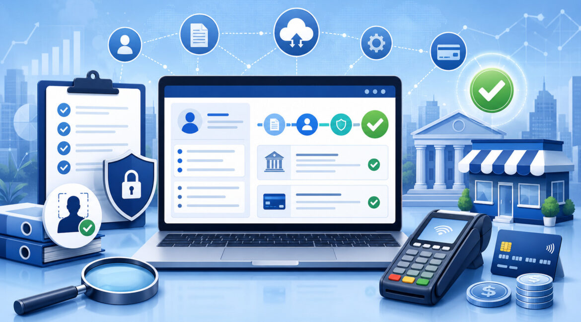 Merchant account approval requirements illustration