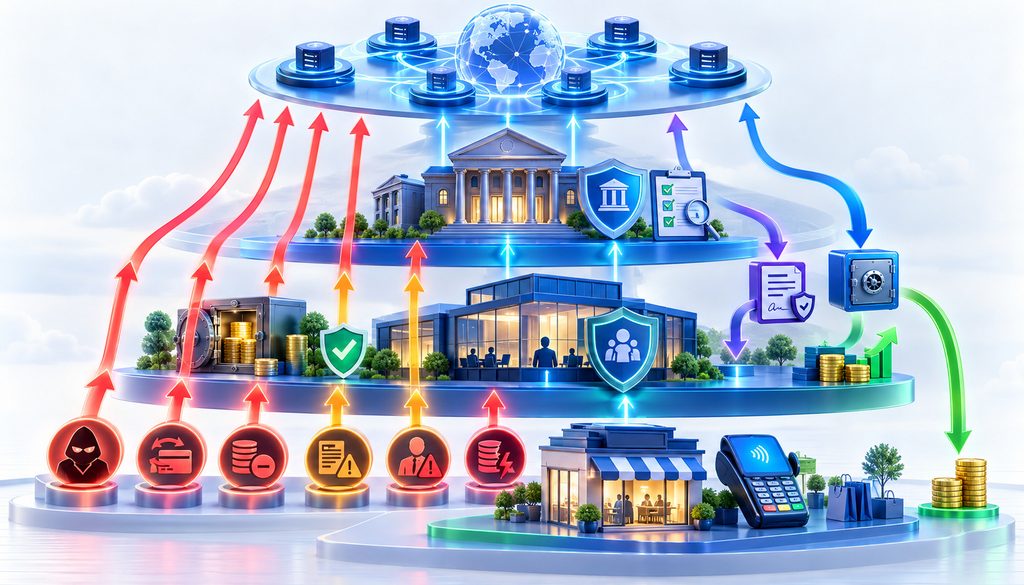 Registered ISO liability showing sponsor bank responsibility, chargebacks, fraud exposure, indemnity and residual offsets